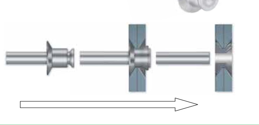 雙面沉頭拉鉚釘效果圖